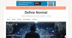 Desktop Screenshot of definenormal.org